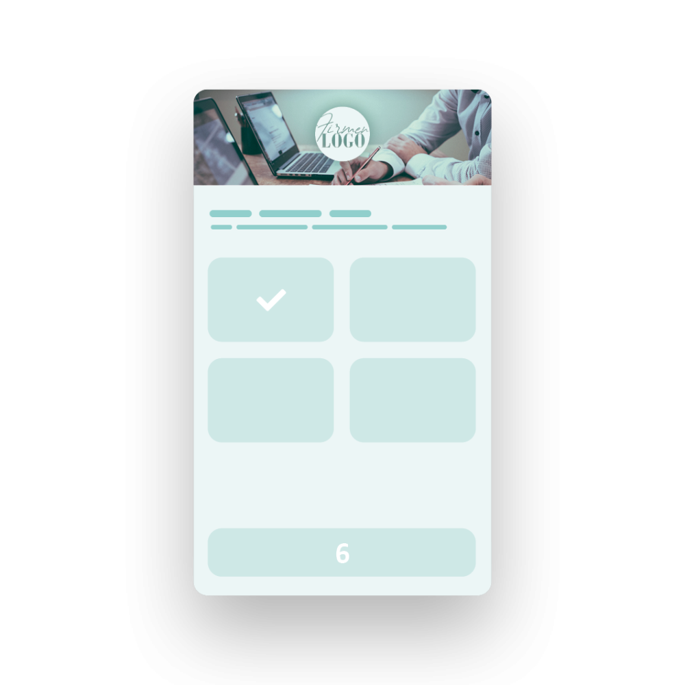 Bewerber-Quiz Zwei bis drei Seiten mit je 4 Fragen, nach Auswertung und Stellenauswahl folgt die Eingabe der persönlichen Daten mit optionalem Dateiupload. 6: Weiter artseid · Grafik Webdesign Werbeagentur Lübeck-Travemünde Schleswig-Holstein